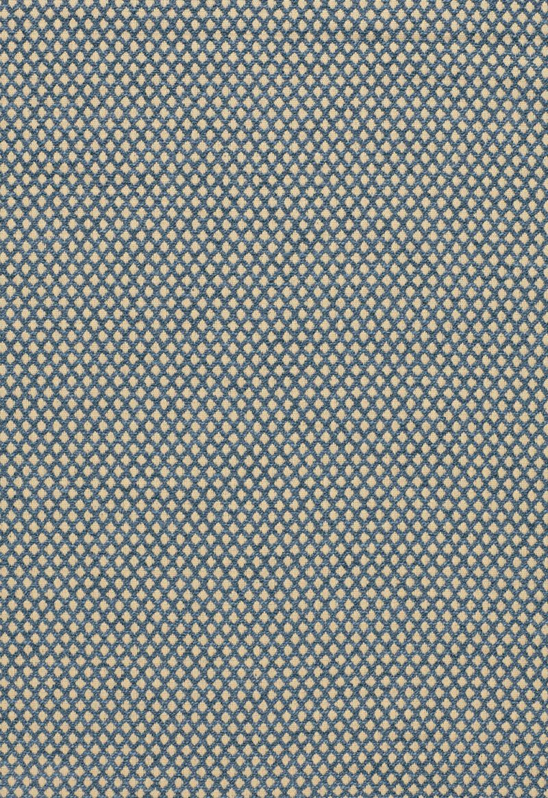 FSchumacher Fabric 94851 Losange BOUCLE' Prussian