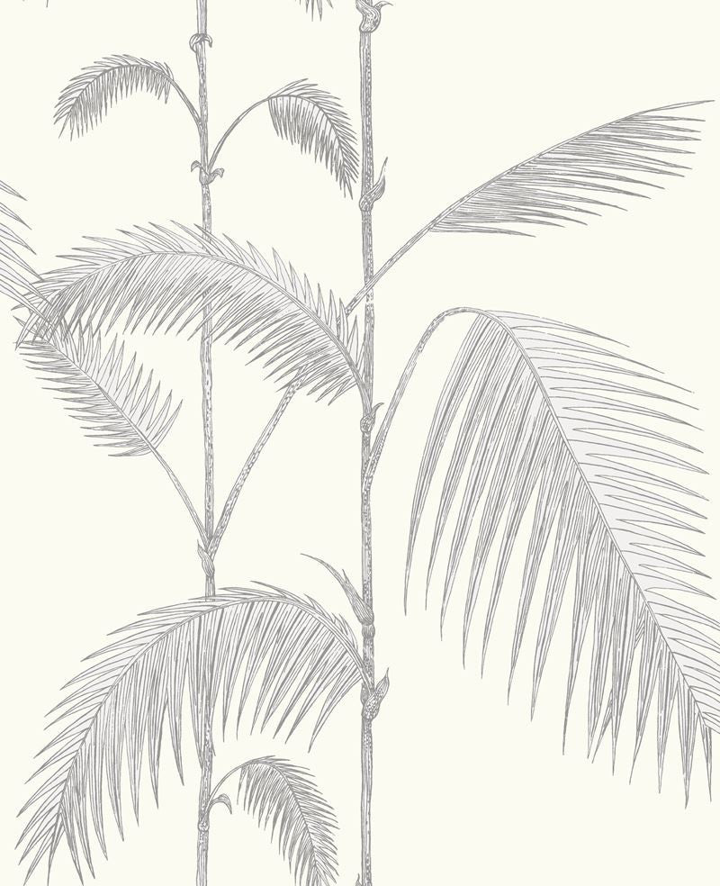 Cole & Son Wallpaper 95/1008.CS Palm Grey/White
