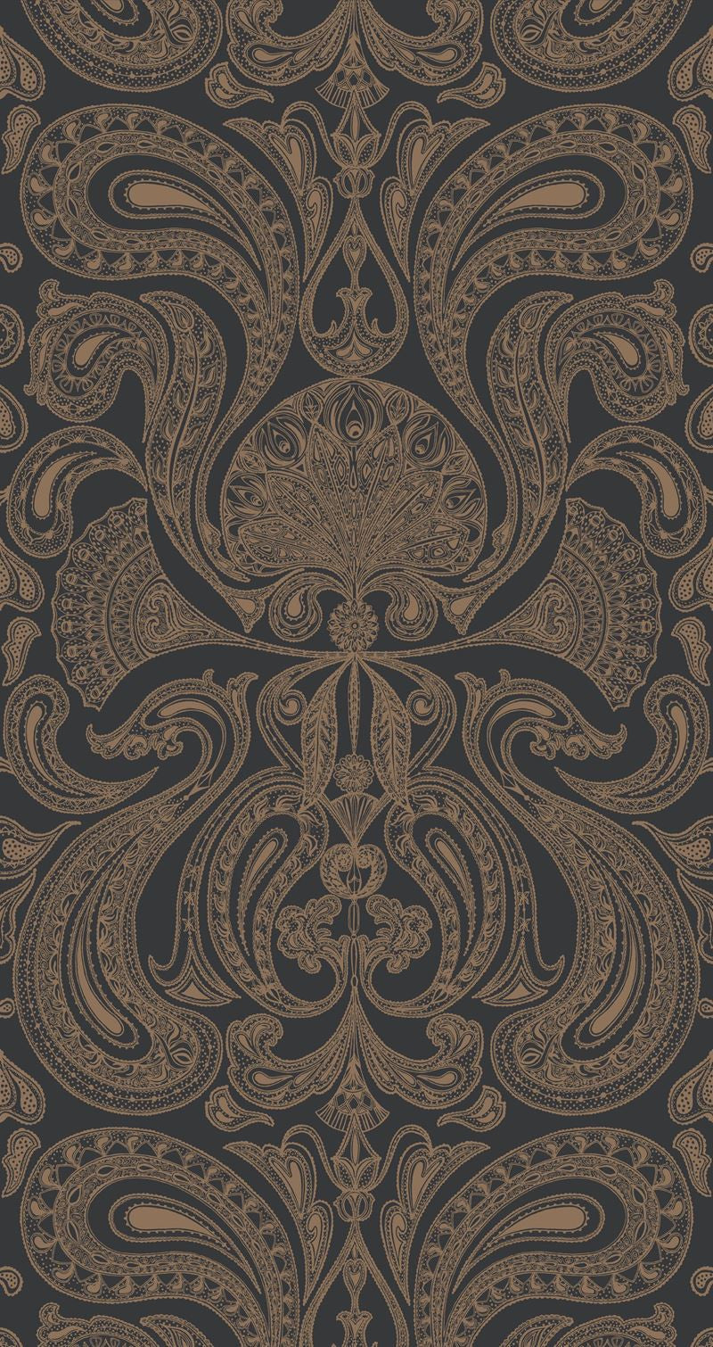 Cole & Son Wallpaper 95/7044.CS Malabar*Bronze/Black