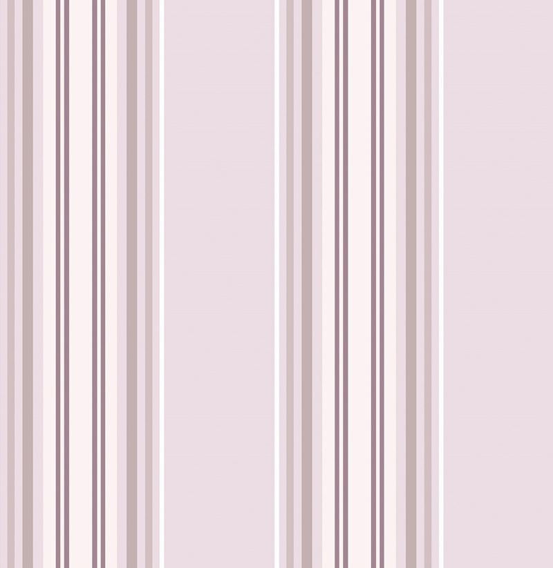 Cole & Son Wallpaper 96/8043.CS Pembrey Str Lilac/Auberg