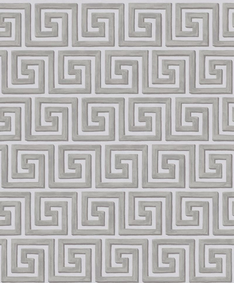 Cole & Son Wallpaper 98/5020.CS Queens Key Dove & Silver