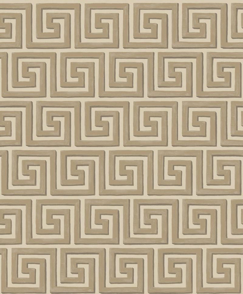 Cole & Son Wallpaper 98/5021.CS Queens Key Linen & Gold