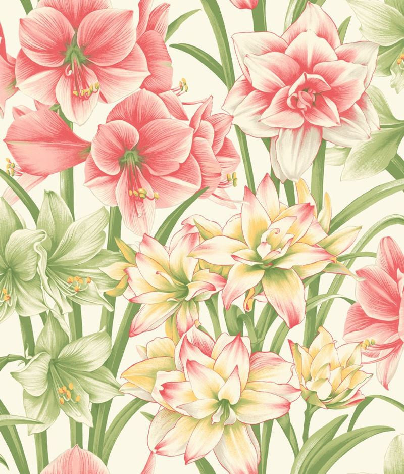 Cole & Son Wallpaper 98/6023.CS Exoticks Green/Pink