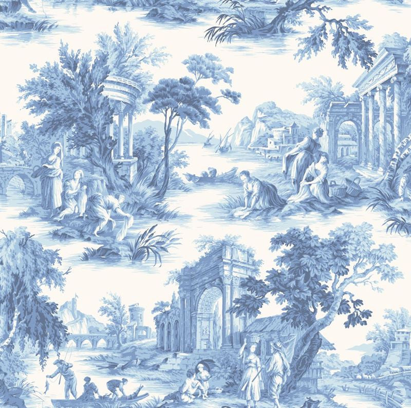Cole & Son Wallpaper 99/1001.CS Villandry Cobalt Blue