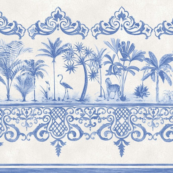 Cole & Son Wallpaper 99/10042.CS Rou Border Cobalt Blue