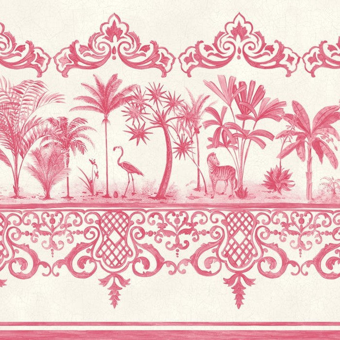 Cole & Son Wallpaper 99/10046.CS Rou Border Rose Pink