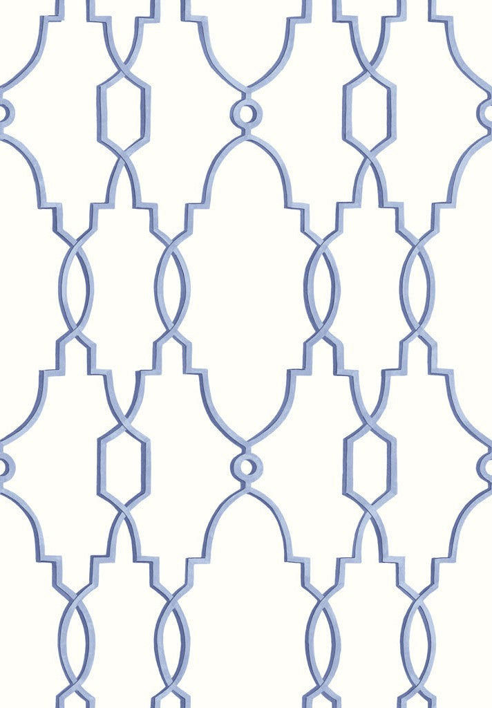 Cole & Son Wallpaper 99/2007.CS Parterre Cobalt Blue