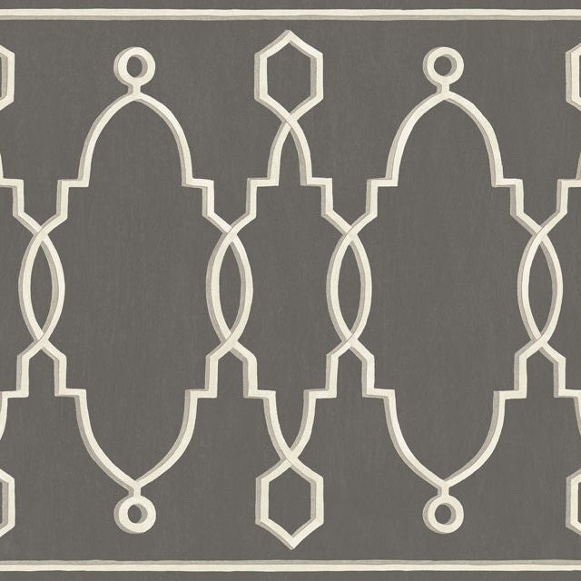 Cole & Son Wallpaper 99/3015.CS Parterre Border Charcoal