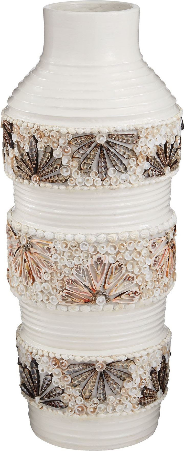 Terracotta Shell Vase
