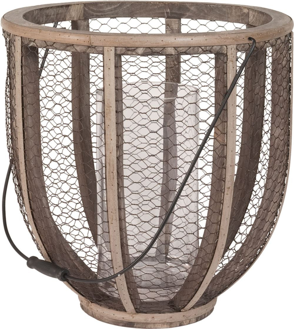 Barrel Wire Atlas Hurricane Vase