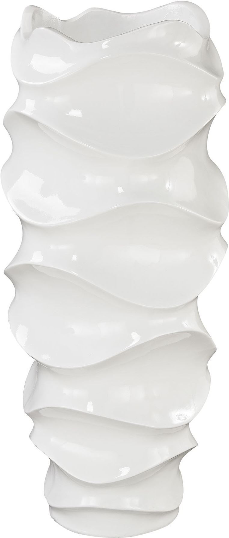 Jaya Wave Vessel In Gloss White
