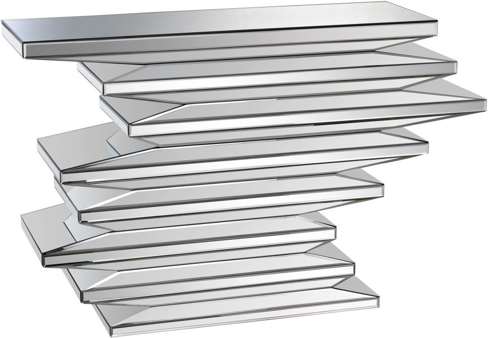 Stacked Mirror Console