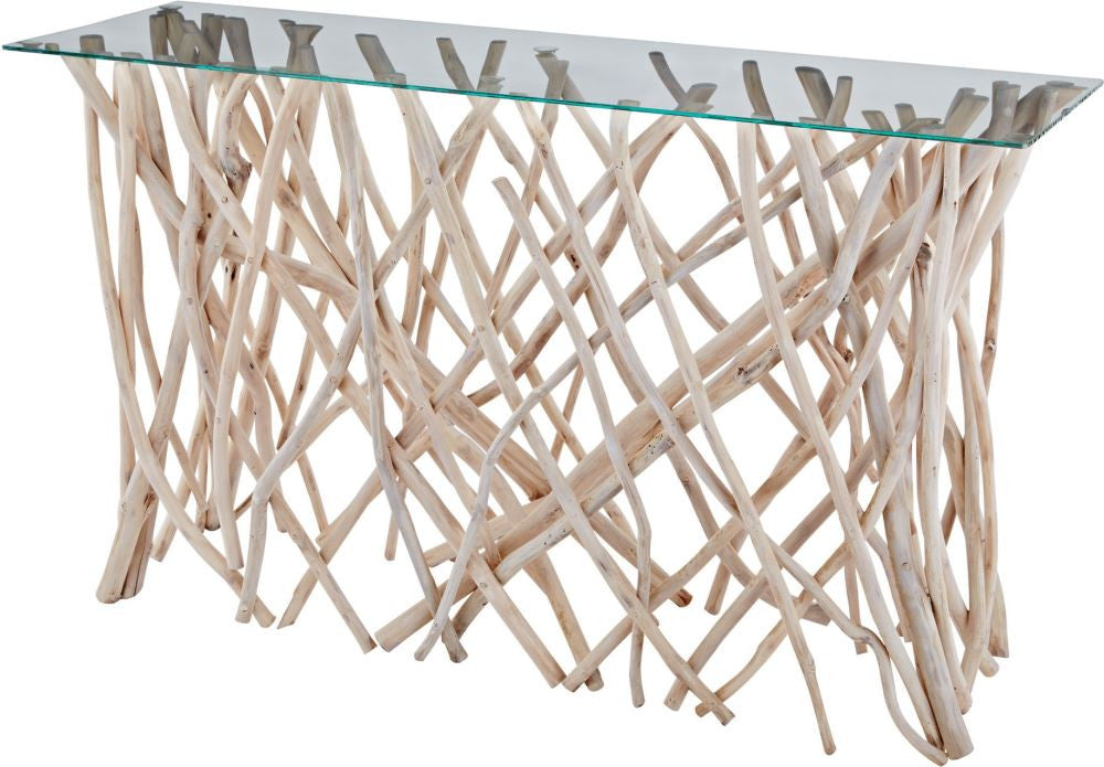 Teak Root Console