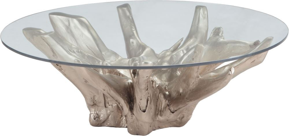 Champagne Teak Root Coffee Table