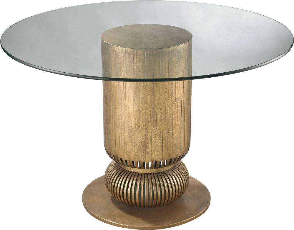 Gold Leaf Sock Bun Entry Table