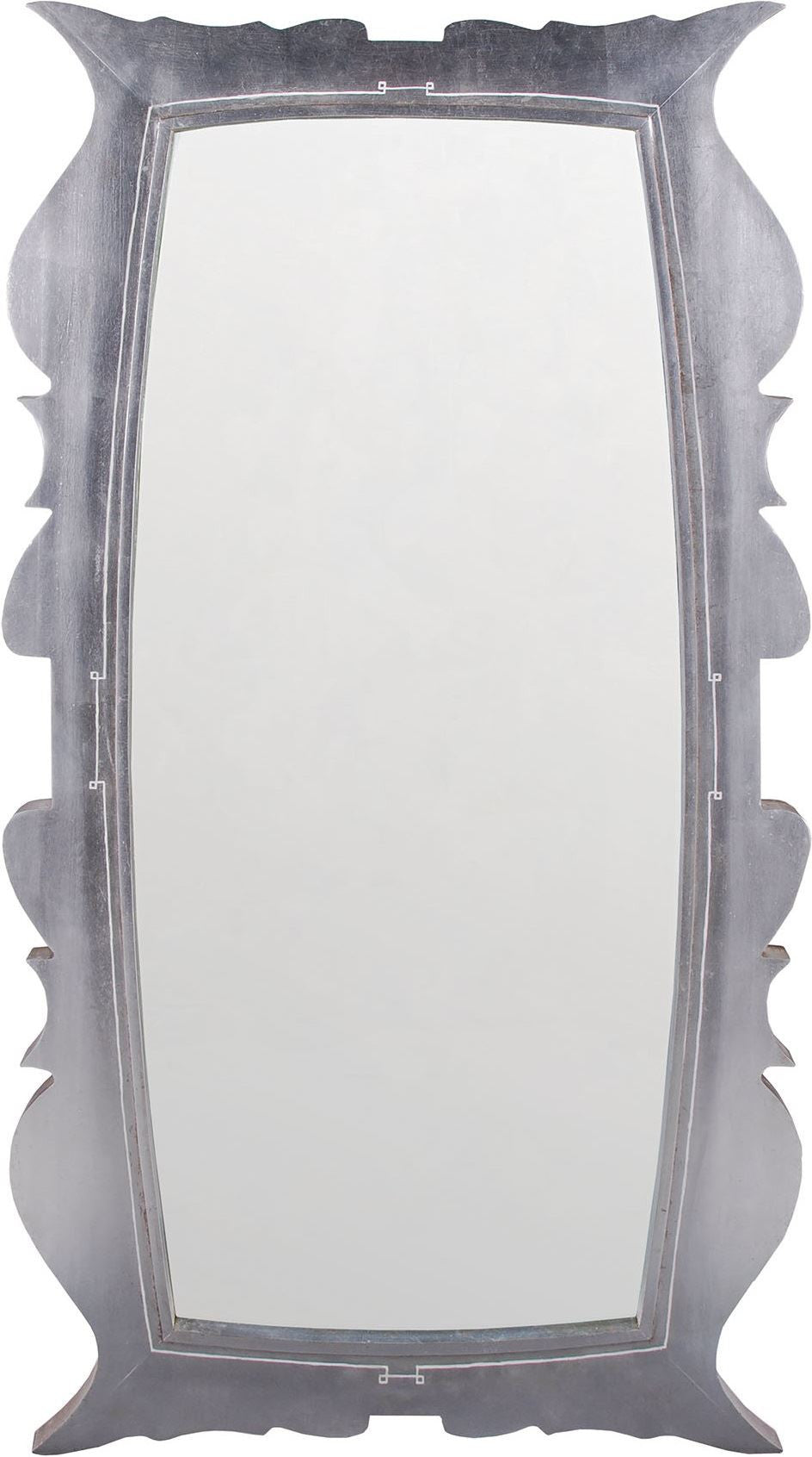 Annie Wall Mirror In Silver Leaf