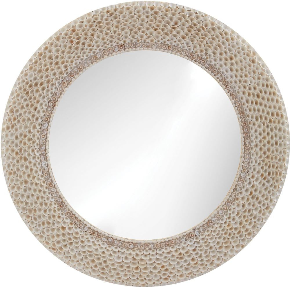 Ribbed Ring Shell Mirror
