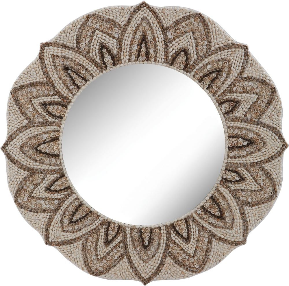 Round Shell Mirror
