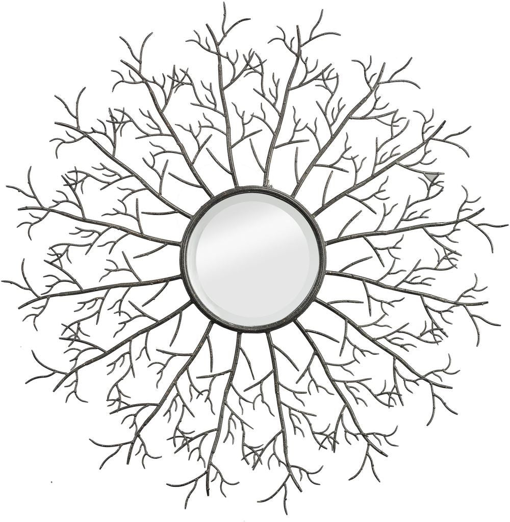 Metal Branch Wall Mirror