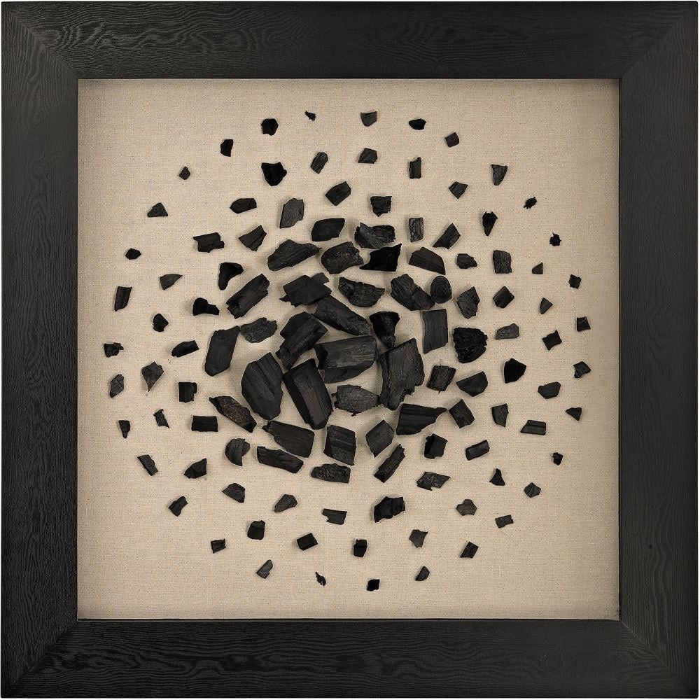 Black and White Carbon Shadow Box