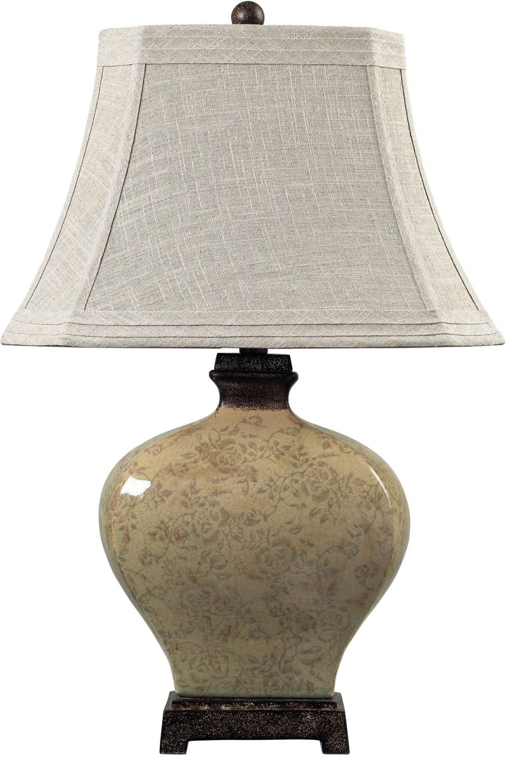 Normandie Ceramic Table Lamp In Bronze