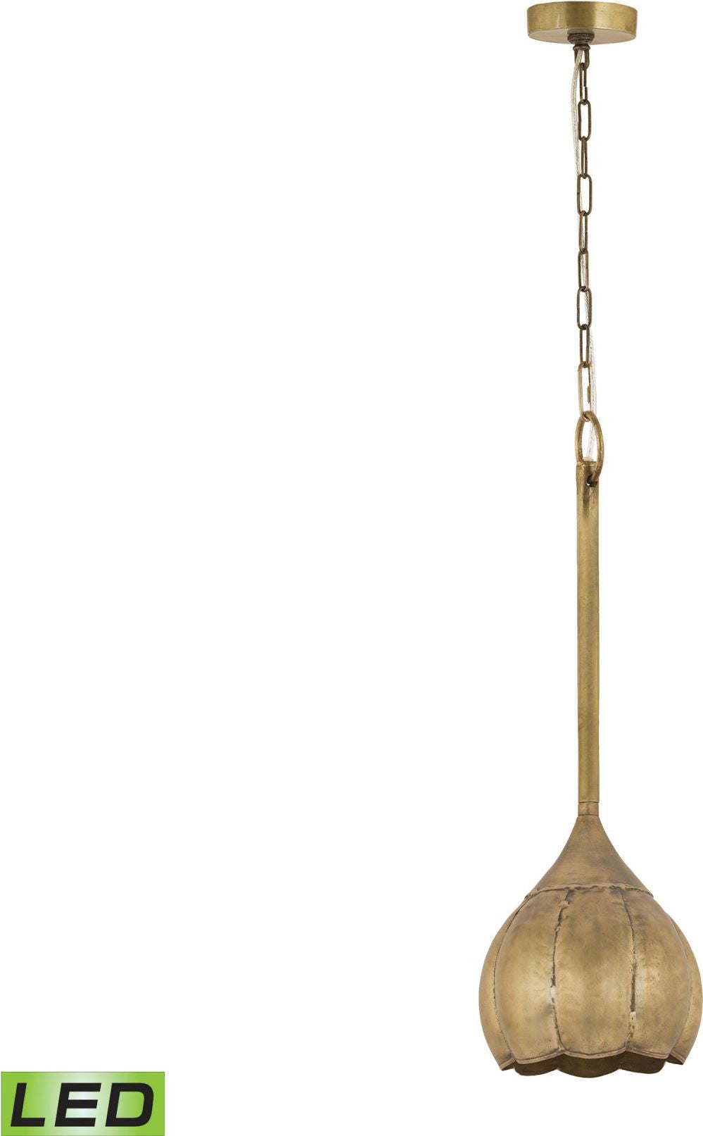 Iron Melon Small Led Ceiling Lamp