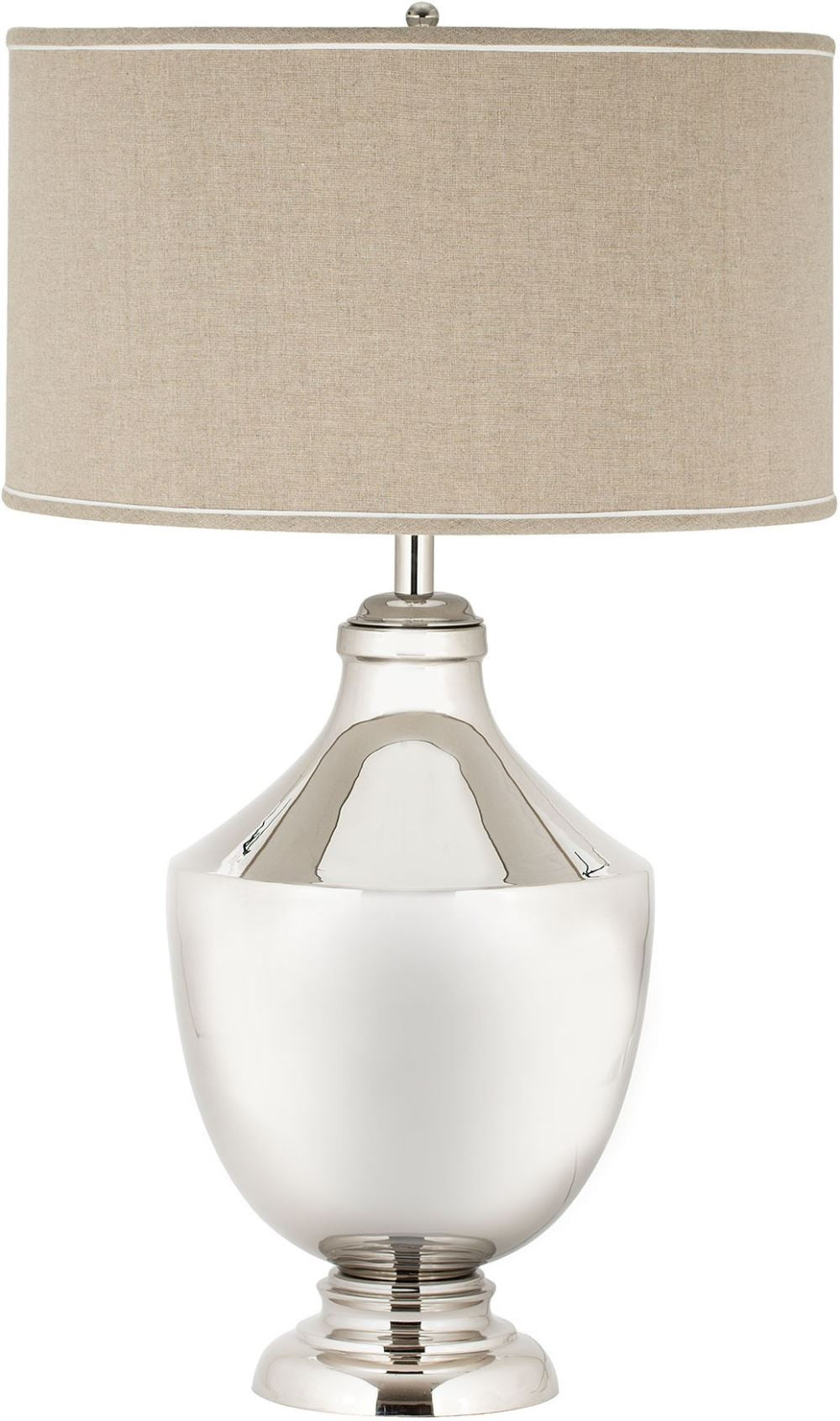 Massive Brass Urn Table Lamp