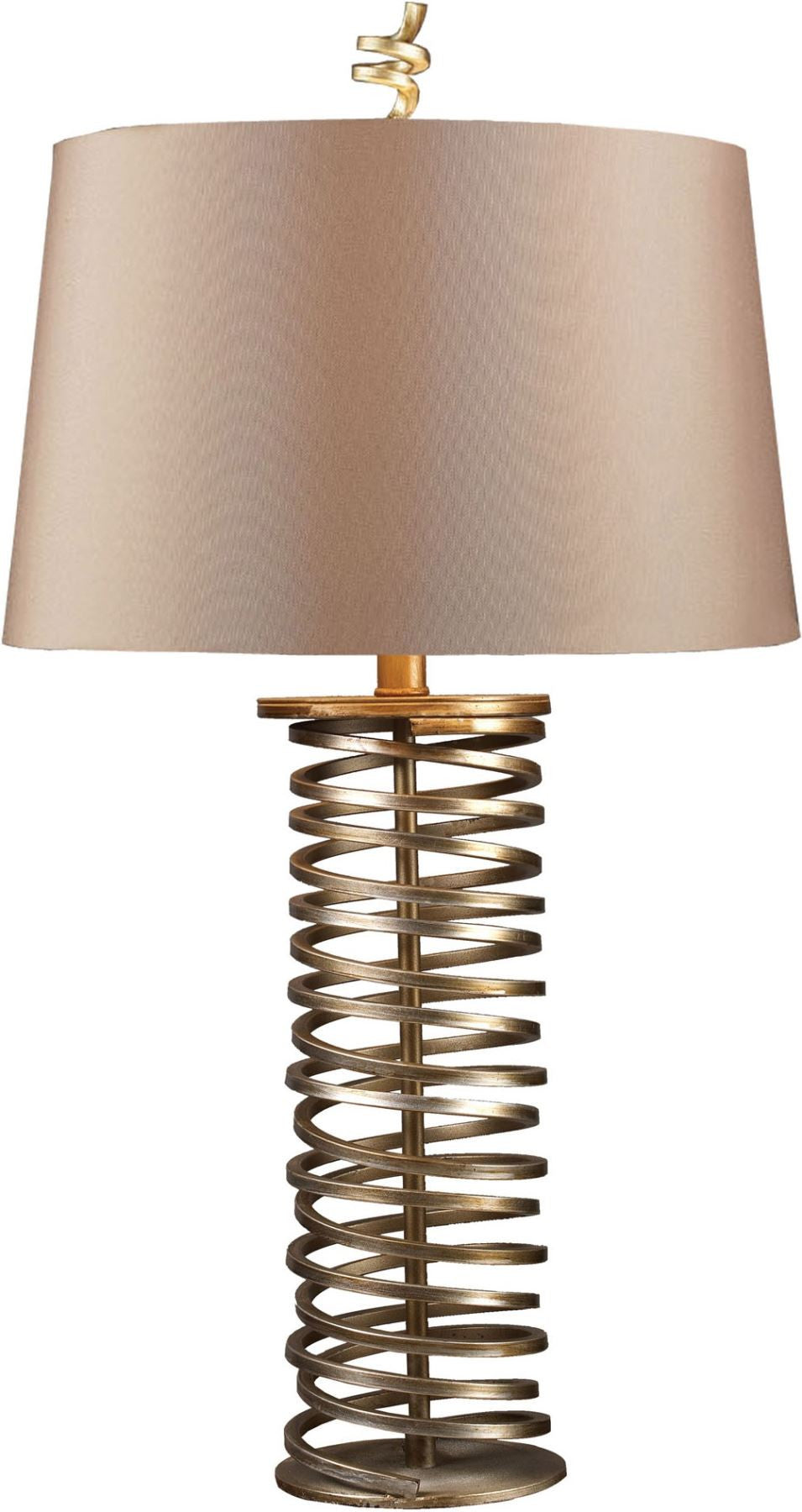 Westberg Moor Table Lamp In Santa Fe Muted Gold