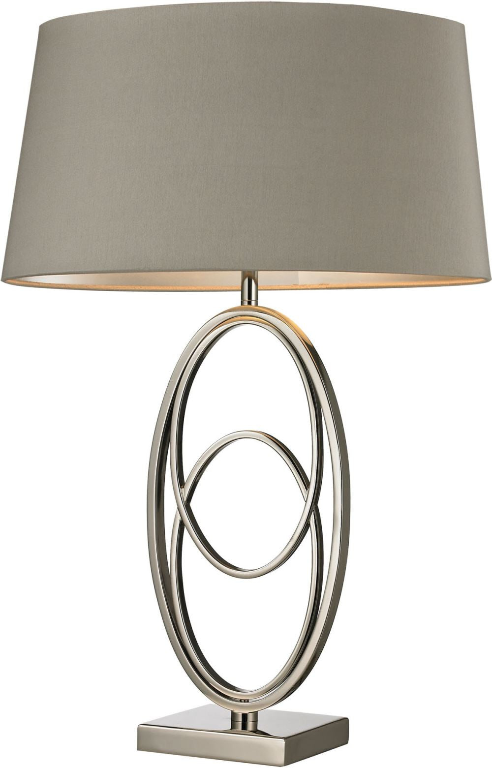 Hanoverville Table Lamp In Polished Nickel