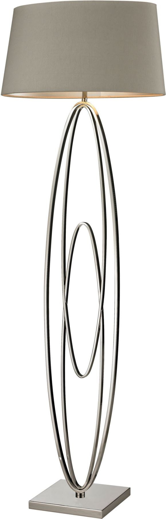 Hanoverville Floor Lamp In Polished Nickel