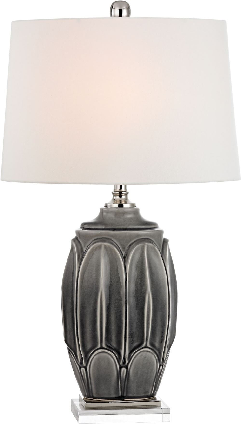 Landry Ceramic Table Lamp In Georgetown Grey Glaze