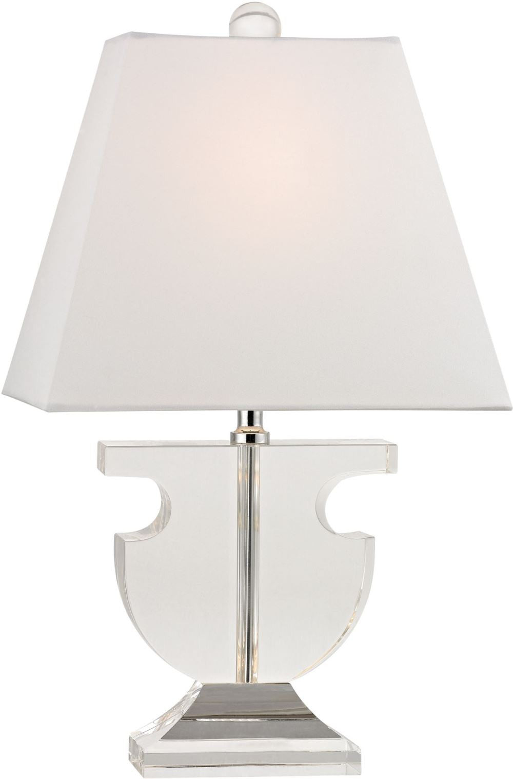 Bailey Mews Mini Solid Clear Crystal Table Lamp