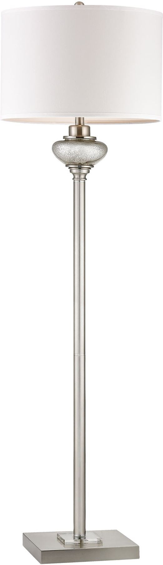 Edenbridge Antique Mercury Glass Floor Lamp With Led Nightlight