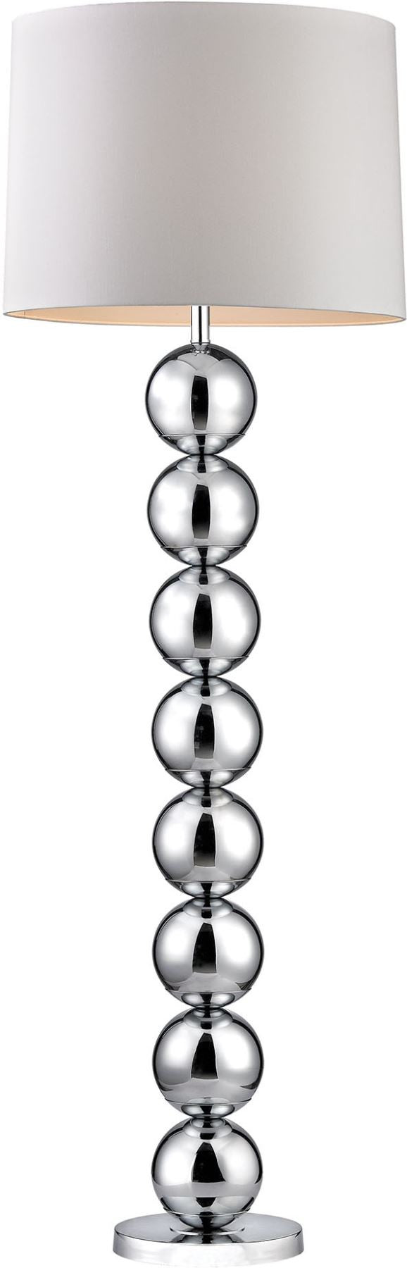 Chrome Orb Floor Lamp