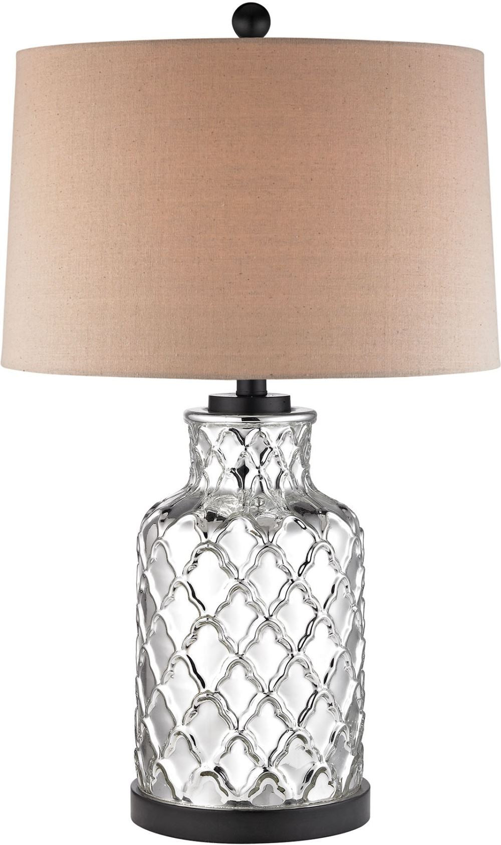 Mercury Quatrefoil Jug Lamp
