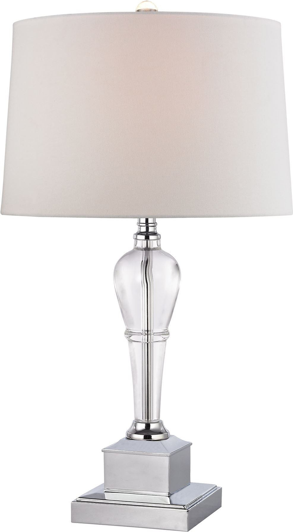 Reverse Crystal Teardrop Lamp