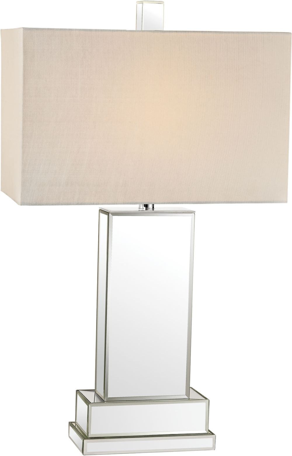 Mirror Block Table Lamp