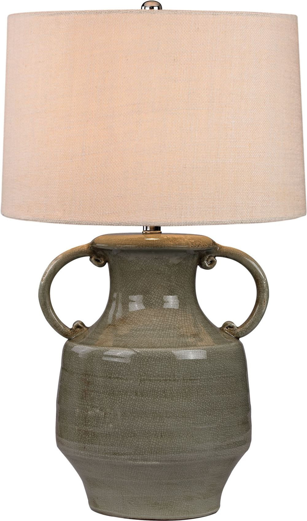 Glazed Amphora Lamp