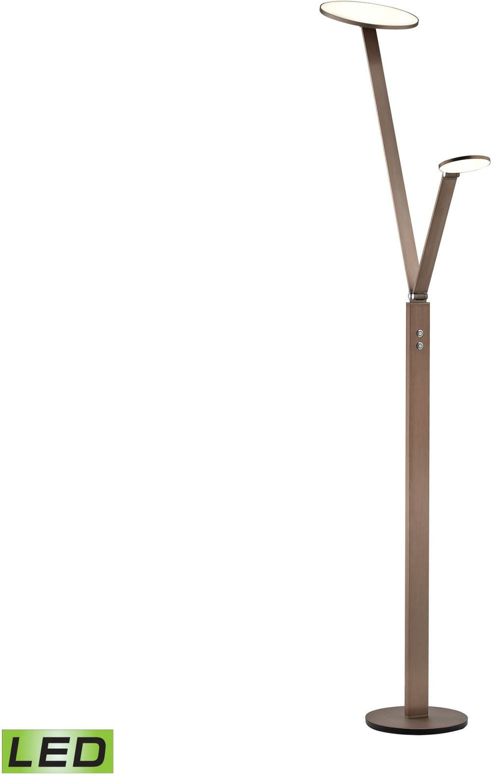 Double Disc Floor Lamp