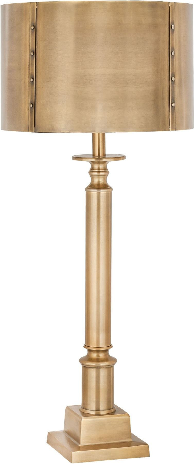Gazette 1 Light Table Lamp In Antique Brass