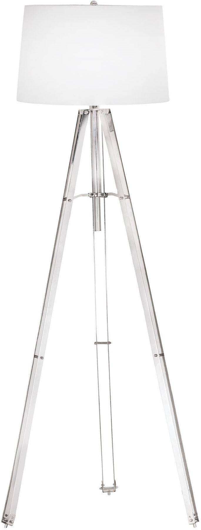 Tripous 1 Light Tripod Lamp In Nickel