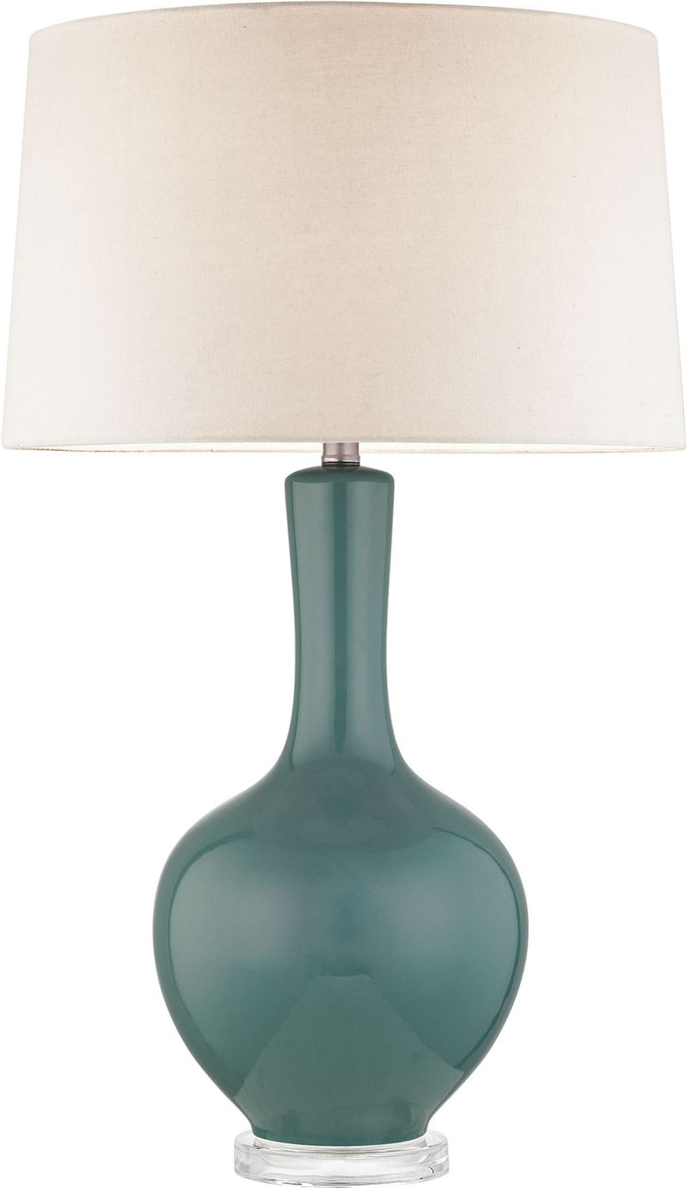 Judith 1 Light Table Lamp In Teal