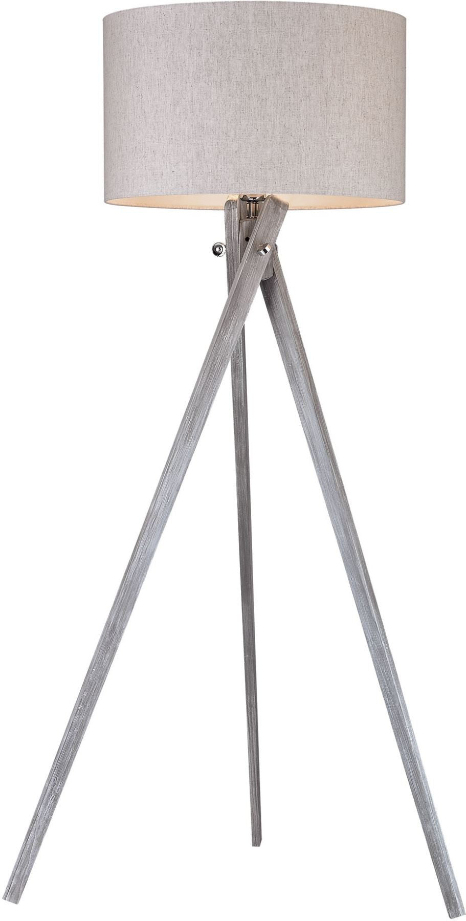 Whistler 1 Light Floor Lamp In Black Ash