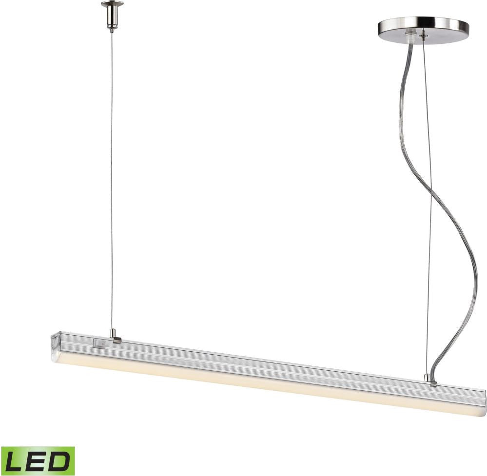 Iris 10 Watt Led Pendant In Aluminum