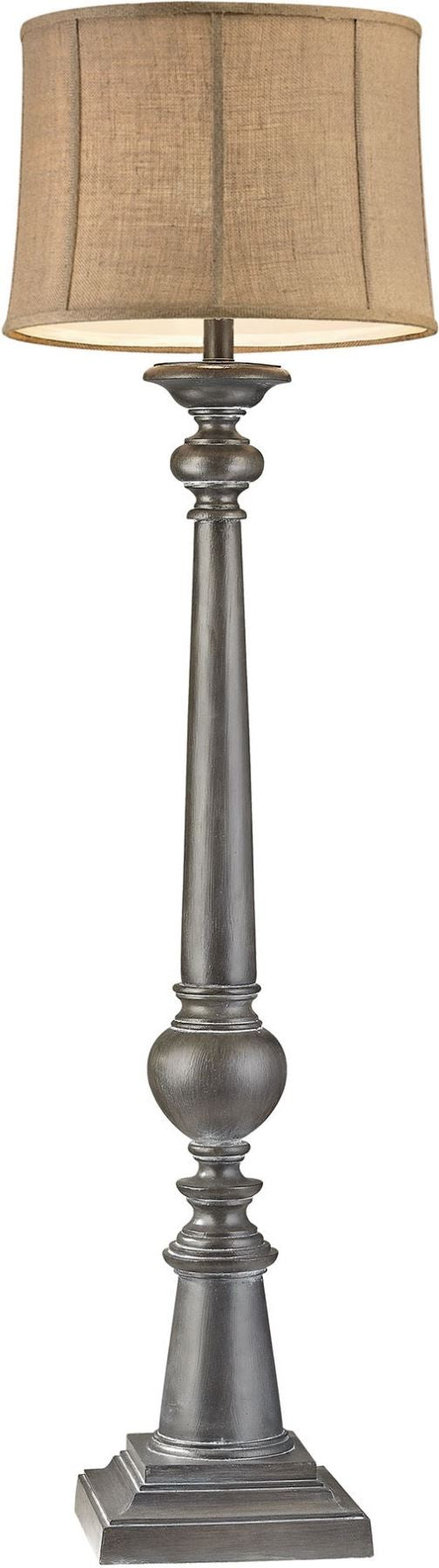 Mycroft 1 Light Floor Lamp In Black Ash