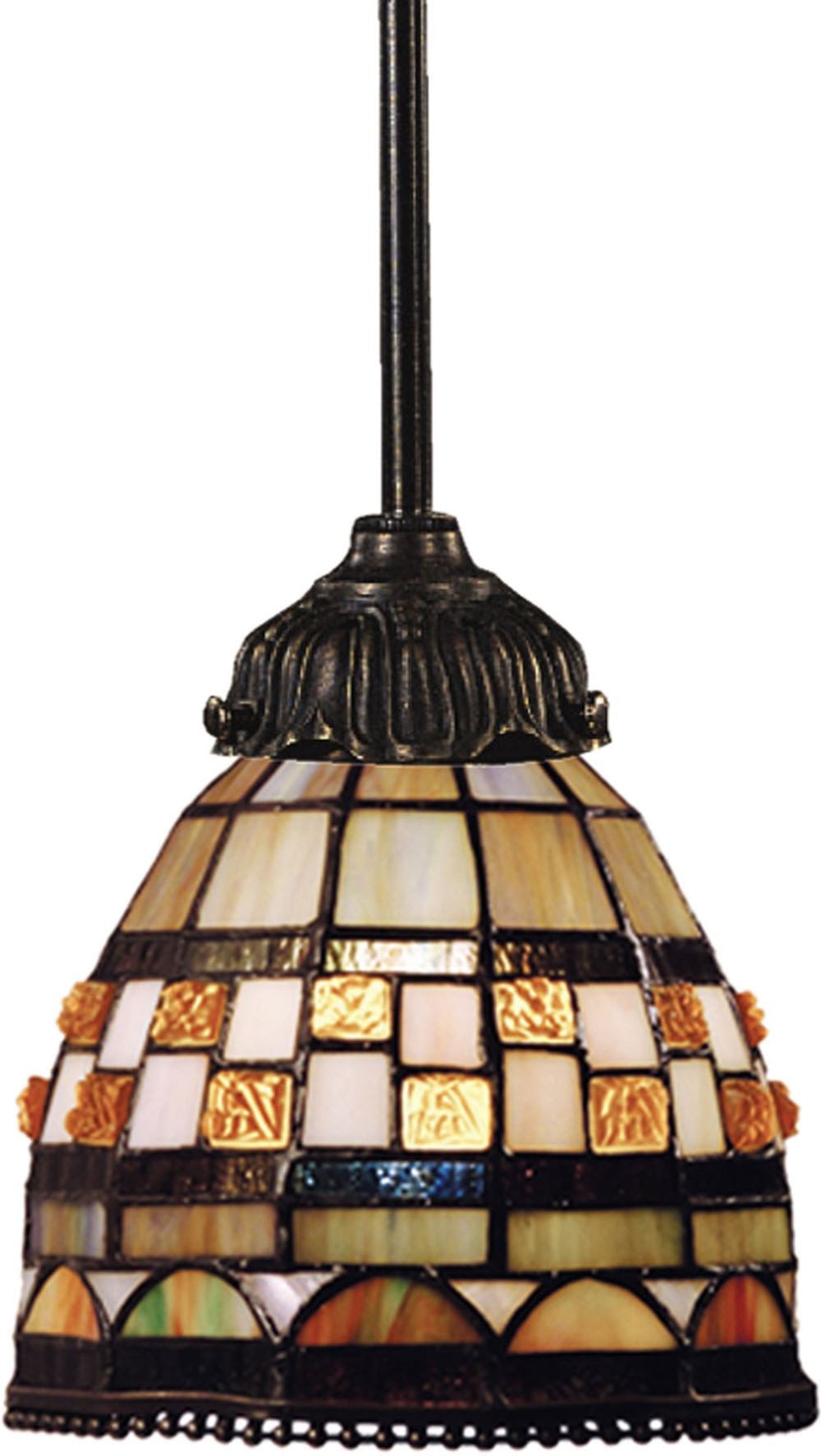 Mix-N-Match 1 Light Pendant In Classic Bronze