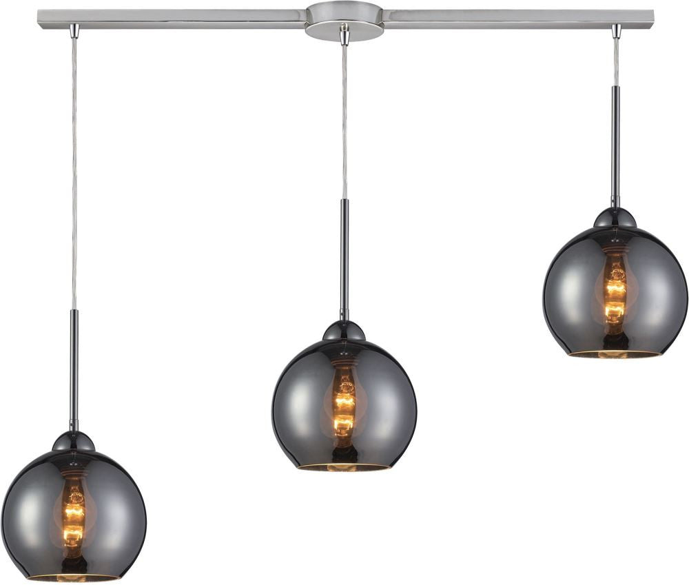 Cassandra 3 Light Pendant In Polished Chrome