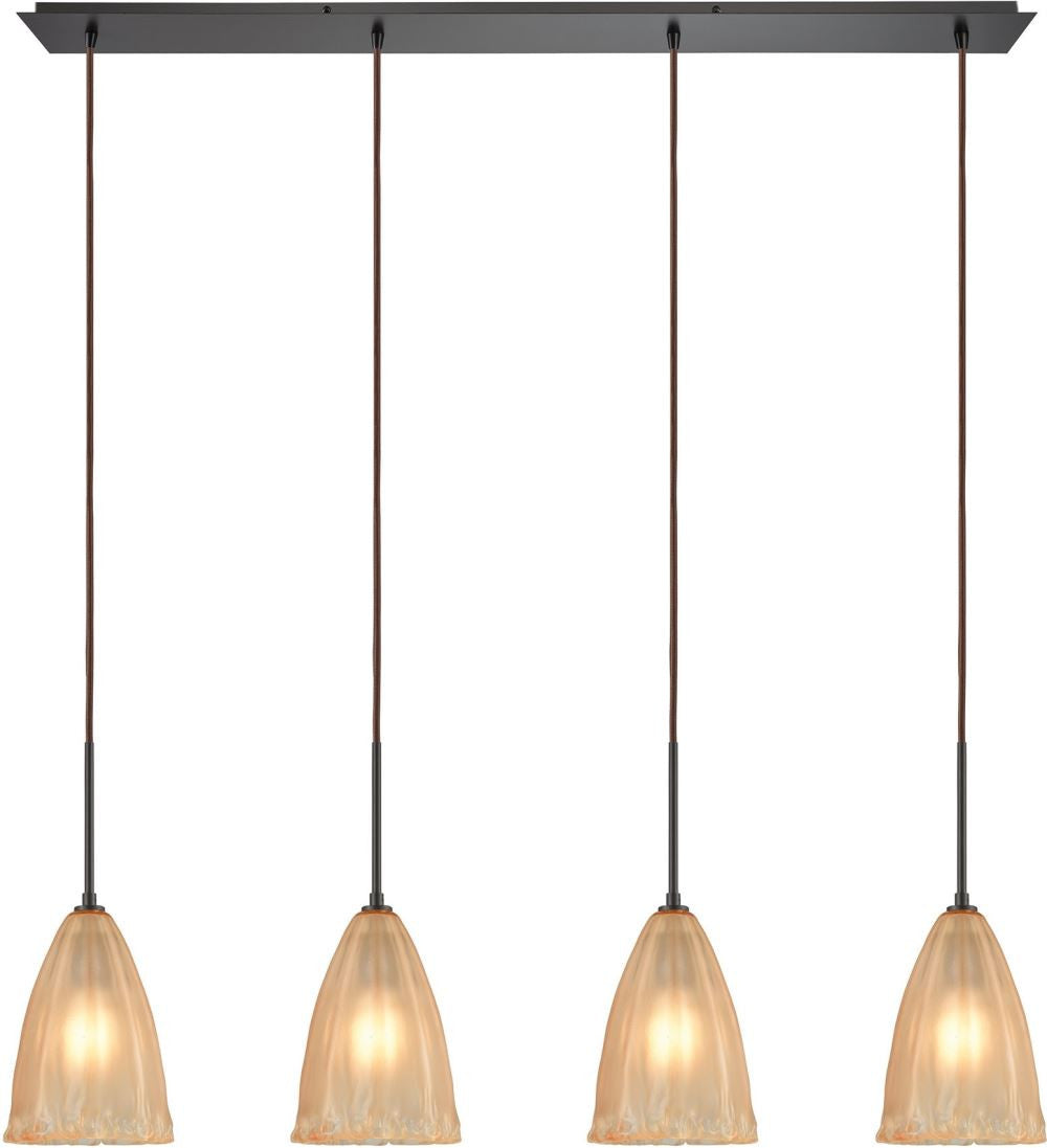 Calipsa 4 Light Pendant In Oil Rubbed Bronze
