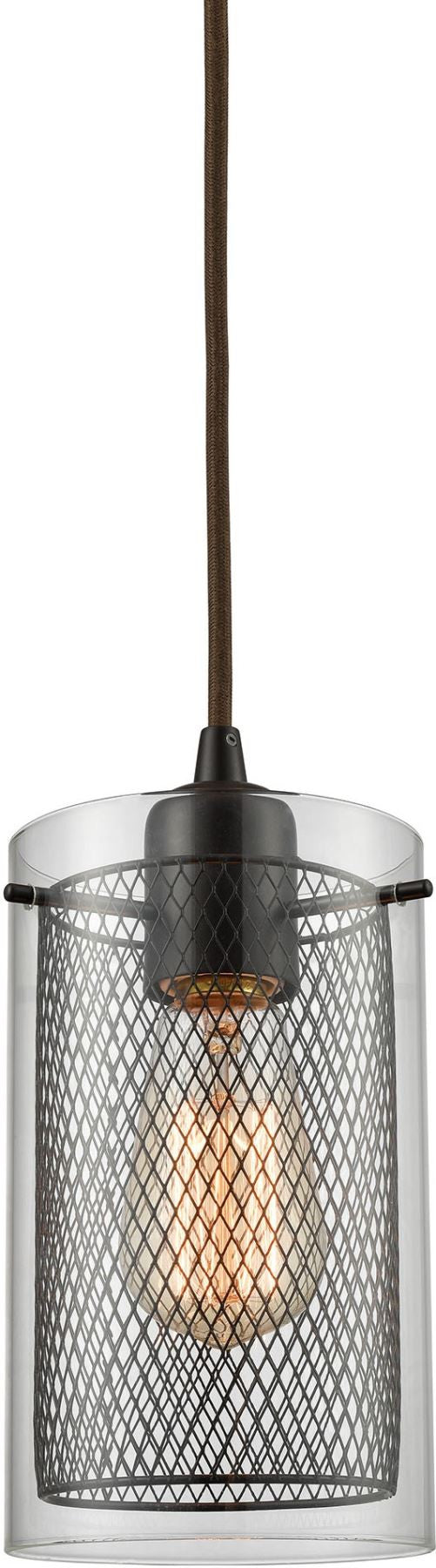 Brant 1 Light Pendant In Oil Rubbed Bronze