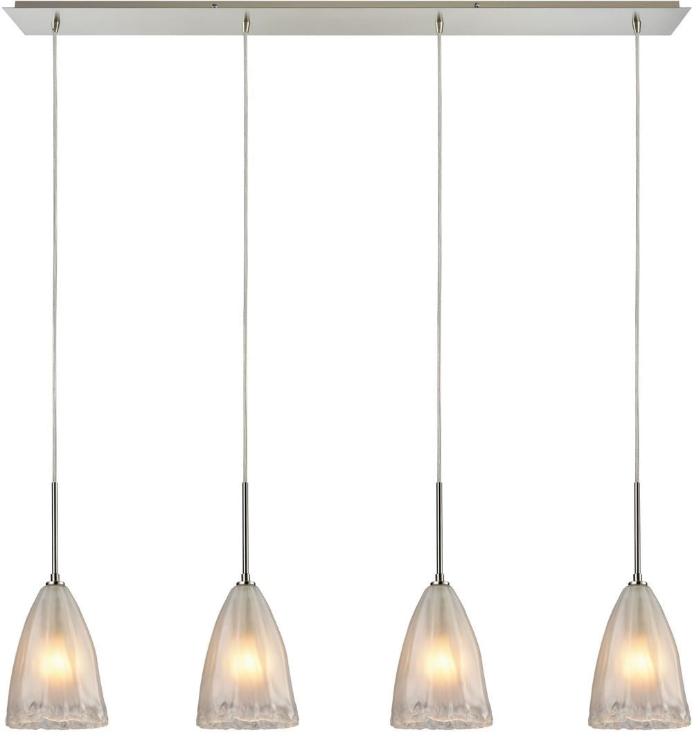 Calipsa 4 Light Pendant In Satin Nickel